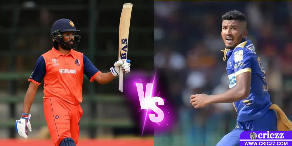 NED vs SL ICC CWC23: Vikramjit Singh vs Dilshan Madushanka