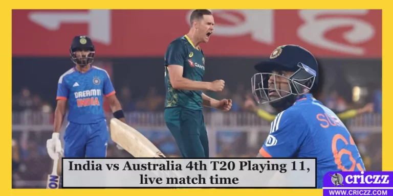 India vs Australia 4th T20 Playing 11, live match time