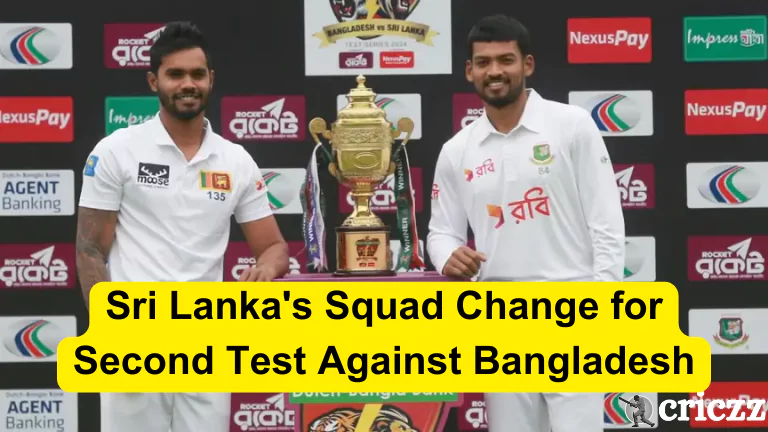 Sri Lanka’s Squad Change for Second Test Against Bangladesh